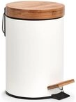 Zeller Kosmetikeimer 3,0 l Bambus-wei&szlig;