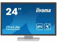 Iiyama T2452MSC-W1, Iiyama ProLite T2452MSC-W1 Touch-Monitor 60.5cm (23.8 ") weiß