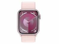 Apple MR9J3QF/A, Apple Watch Series 9 (GPS) 45mm Aluminiumgehäuse pink, Sport Loop