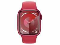 Apple Watch Series 9 (GPS + Cellular) 41mm Aluminiumgehäuse rot, Sportband rot...