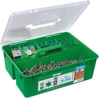 SPAX&reg; Terrassenschrauben-Sortiment GREEN BOX 5x50 mm 868-teilig