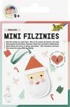 folia N&auml;hset Mini Filzinies NIKOLAUS rot, wei&szlig;