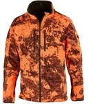 Pinewood Fleecejacke Furudal Reversible Camou, h.brown/strata blaze, S