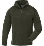 Pinewood Herren-Sweater Hurricane, d.green m&eacute;lange, XL