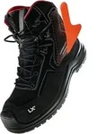 Lupriflex Sicherheitsstiefel Anti-Knick Light, schwarz-rot, 40