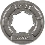 Selbstzentrierender Zahnkranz 3/8"LP f&uuml;r Stihl Kettenr&auml;der