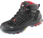Lupriflex Sicherheitsschuhe Allround Aqua Mid, schwarz-rot, 39