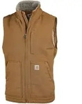 Carhartt Weste Mock-Neck Sherpa-Lined, carhartt brown, XL