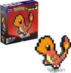 Pokemon Pok&eacute;mon Charmander Salameche Glumanda MEGA-Bausatz Pixel Art mit 349 Teilen