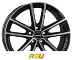 Borbet W black polished glossy 8.5x21 ET45 - LK5/108 ML72.5 Alufelge schwarz