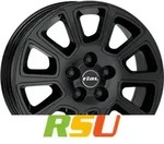 Rial Transporter 2 diamant-schwarz 7.5x18 ET46 - LK5/108 ML65.1 Alufelge schwarz