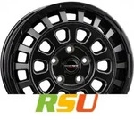 Borbet CW7 black matt 7x17 ET35 - LK6/139.7 ML100.1 Alufelge schwarz