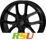 Alutec Aveleno diamant-schwarz 8x18 ET45 - LK5/108 ML70.1 Alufelge schwarz