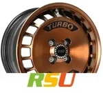 Ronal R10 Turbo copper matt-front diamond cut 7x15 ET37 - LK4/100 ML68 Alufelge