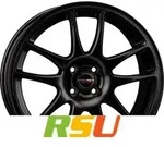 Borbet RS black matt 7x17 ET35 - LK4/100 ML64 Alufelge schwarz