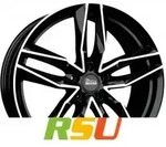 MAM RS3 black front polish 8.5x20 ET45 - LK5/112 ML66.6 Alufelge schwarz