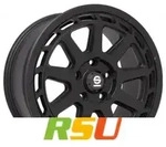 Sparco Gravel matt black 8x18 ET35 - LK5/108 ML63.4 Alufelge schwarz