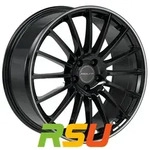 Proline PXW black rim polished 8x19 ET38 - LK5/112 ML66.5 Alufelge schwarz