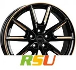 Borbet LX19 black glossy gold spoke rim 8x19 ET50 - LK5/112 ML66.5 Alufelge gold