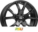 CMS C33 complete black gloss 8x18 ET40 - LK5/100 ML57.1 Alufelge schwarz