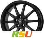 RC-Design RC32 satin-black lackiert 8x19 ET40 - LK5/112 ML66.6 Alufelge schwarz