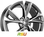 MAM RS6 paladium front polish 8x18 ET30 - LK5/112 ML66.6 Alufelge grau