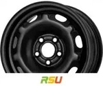 MWD 14174 6x14 ET37 - LK5/100 ML57 Stahlfelge schwarz