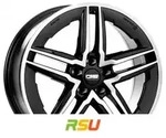 CMS C29-Aero diamond black gloss 7.5x18 ET25 - LK5/112 ML66.5 Alufelge schwarz