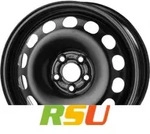 MWD 16252 6x16 ET45 - LK5/100 ML57.1 Stahlfelge schwarz