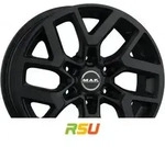 Mak Gravel matt black 7x17 ET50 - LK6/120 ML74.5 Alufelge schwarz