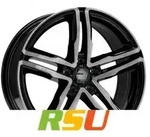 2DRV WH11 schwarz hochglanzpoliert 8x18 ET40 - LK5/112 ML66.6 Alufelge schwarz