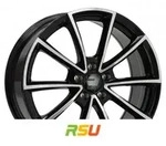 2DRV WH28 schwarz hochglanzpoliert 8x18 ET40 - LK5/114.3 ML72.6 Alufelge schwarz