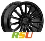 2DRV WH39 schwarz gl&auml;nzend lackiert 9x20 ET42 - LK5/112 ML66.6 Alufelge schwarz