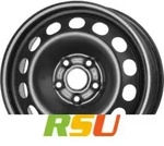 MWD 16127 6x16 ET50 - LK5/112 ML57.1 Stahlfelge schwarz