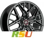 Keskin KT25 Pearl palladium painted 8.5x20 ET40 - LK5/108 ML72.6 Alufelge grau