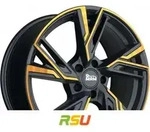 MAM RS5 matt black front copper 8.5x20 ET30 - LK5/112 ML66.6 Alufelge schwarz
