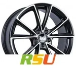 MAM A5 matt black front polish 8x19 ET30 - LK5/112 ML66.6 Alufelge schwarz