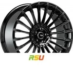 TEC Speedwheels GT5 schwarz-glanz 9.5x20 ET20 - LK5/112 ML66.6 Alufelge schwarz