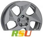 Alutec Solar metal-grey 8x19 ET45 - LK5/112 ML57.1 Alufelge grau