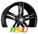 MAM A1 black painted 8x18 ET44 - LK5/112 ML66.5 Alufelge schwarz