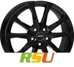 Autec Typ BX - Brixen schwarz 7x17 ET35 - LK5/114.3 ML66.1 Alufelge schwarz