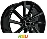 Avus Racing AC-518 black 7.5x19 ET50 - LK5/112 ML57.1 Alufelge schwarz