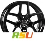 Avus Racing AC-519 black 7x17 ET35 - LK5/110 ML65.1 Alufelge schwarz