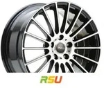 Avus Racing AC-M03 black polished 6.5x16 ET40 - LK4/108 ML63.4 Alufelge schwarz