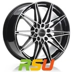 Avus Racing AC-MB5 black polished 8x19 ET47 - LK5/112 ML66.7 Alufelge schwarz