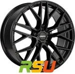Carmani 20 Ludwig black 6.5x16 ET45 - LK5/114.3 ML72.6 Alufelge schwarz