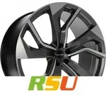 GMP Rebel anthracite matt diamond 10x21 ET30 - LK5/112 ML66.5 Alufelge grau