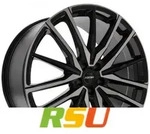 GMP Sparta black diamond 9.5x22 ET37 - LK5/112 ML66.6 Alufelge schwarz