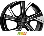 Mak Malmoe black mirror 7.5x19 ET50.5 - LK5/108 ML63.4 Alufelge schwarz