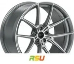 Proline PFR forged matt grey polished 10.5x21 ET19 - LK5/112 ML66.5 Alufelge grau